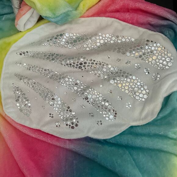 JUSTICE Llamacorn Cozy NWT Fleece Mitten Hands Wrap Around Youth One Size - Picture 5 of 5